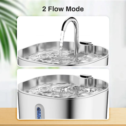 Fontaine à Eau pour Chat avec Filtre et Pompe Silencieuse